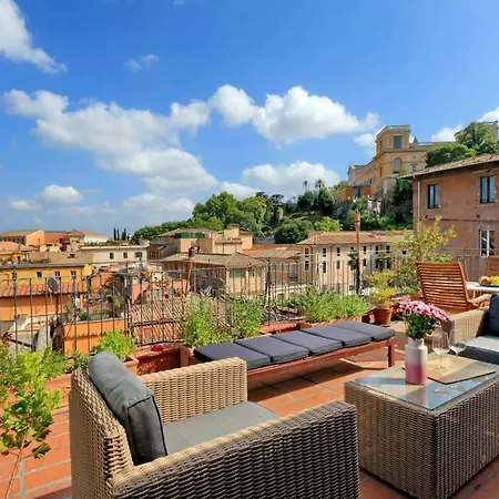 Trastevere Penthouse Amazing Terrace Apartment