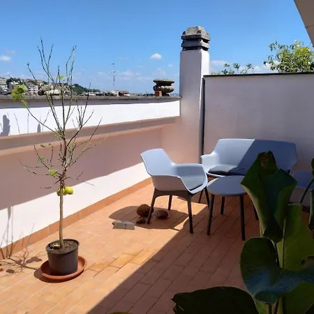 Il Mulo Volante - Panoramico Attico Con Terrazzo A Trastevere Rome