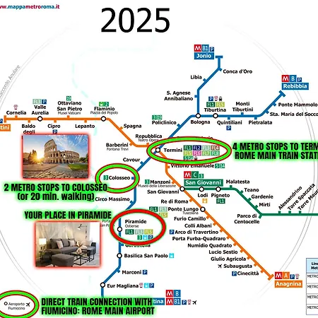 Piramide - 20min Walking From Colosseum - 1min From Metro Station - Valente Italian *