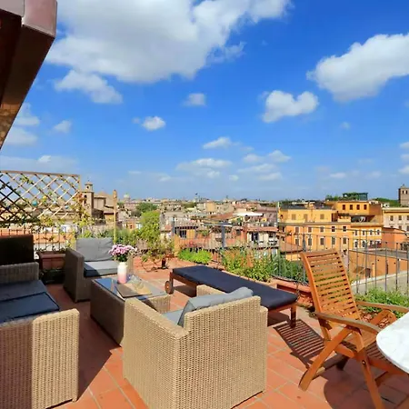 Trastevere Penthouse Amazing Terrace Apartment *