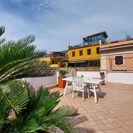Magic Trastevere On Roof Terrace Rome