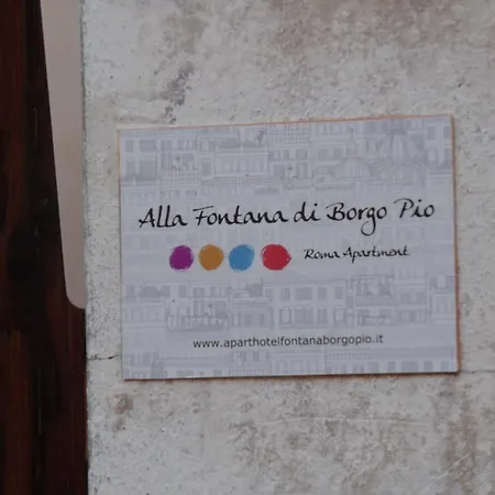 Apartamento Alla Fontana Di Borgo Pio Roma