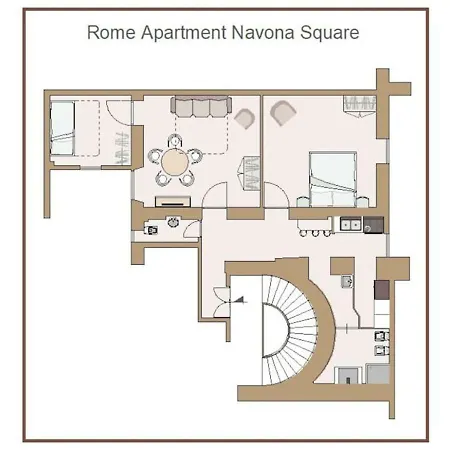 Navona Square Love Apartment *