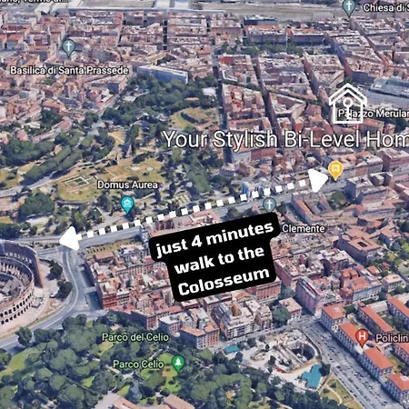 Inviting 3-bed In 4mins To Colosseo Rome