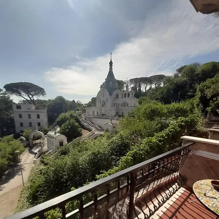 Loft Shabby Chic Con Vista Vicino Al Vaticano Rome