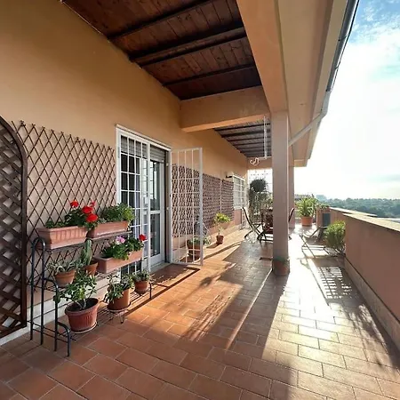 Eur-motagnola Attico 2bedr 280 Terrace View Apartment Rome