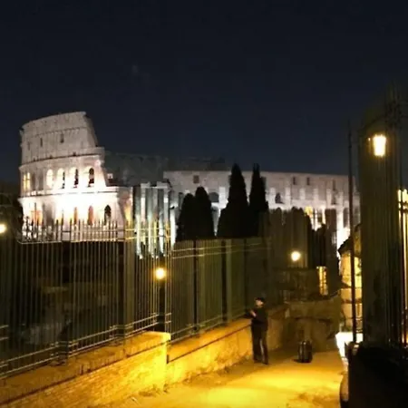 A Romantic Terrace In Colosseum Rome