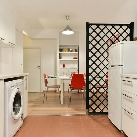 Red & White Vatican Apartment Rome