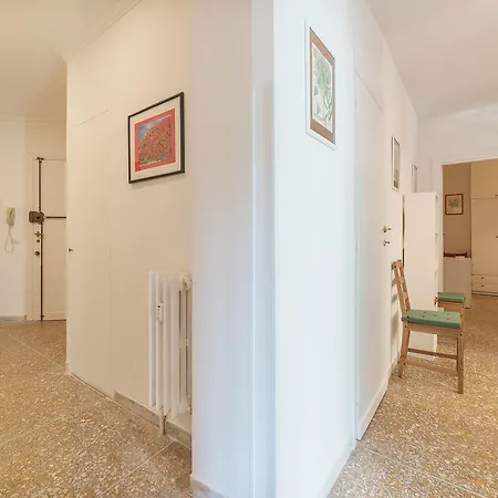 Red & White Vatican Apartment Rome
