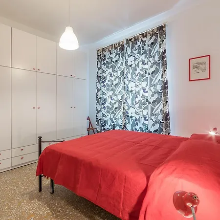 Red & White Vatican Apartment Rome